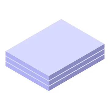 Stack of papers providing a concept of data, documents, or office organizatio Stock Illustration