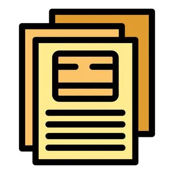 Stack of paperwork representing bureaucracy and administration Stock Illustration