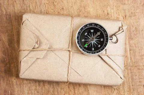 Stack parcel  in warehouse 스톡 사진