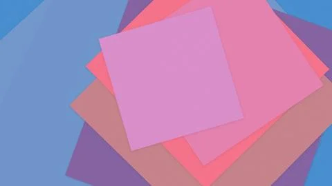 A stack of pastel paper sheets in pink, purple, and blue tones creates a cl.. Stock Illustration