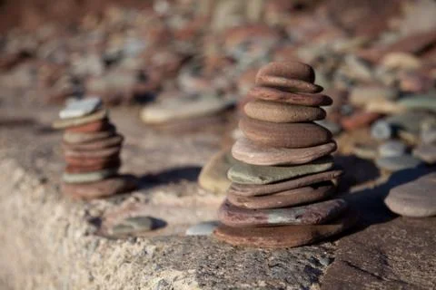 A stack of pebble Stock Photos
