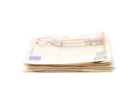 Stack pile of money Stock Photos