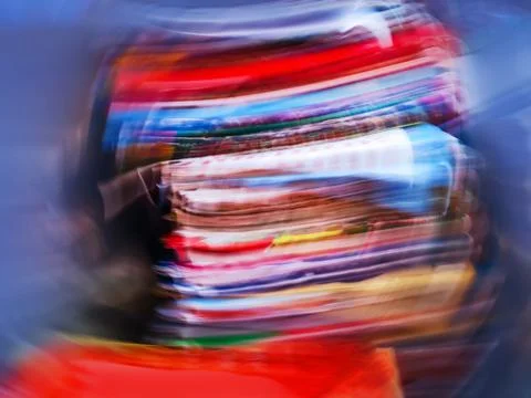 Stack piles of literature text archive defocused texture for your design. Boo 스톡 사진