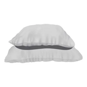 Stack of pillows mockup, realistic style 스톡 일러스트