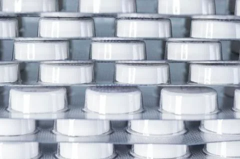 Stack of pills Stock Photos