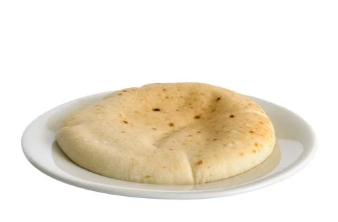 Stack of pita on a plate Stock Photos