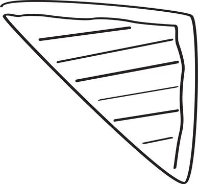 Stack of Plain Toasted Bread Slices Illustration Stockillustratie