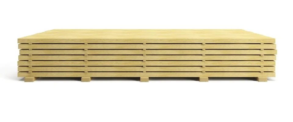 Stack of planks Stock Illustration