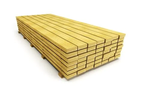 Stack of planks Stock Illustration