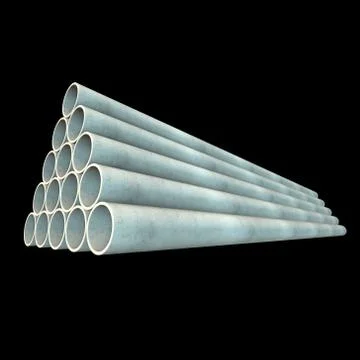 Stack of plastic pipes. 스톡 일러스트