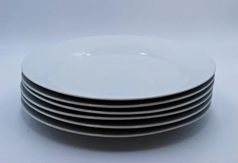 Stack of plates Stock-Fotos