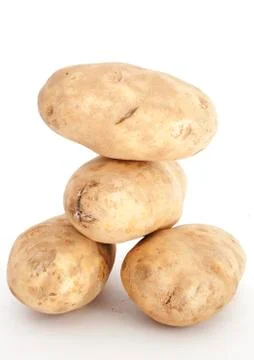 Stack of potatoes 스톡 사진
