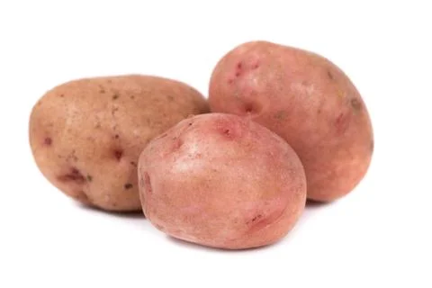 Stack of potatoes Foto stock
