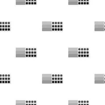 Stack of precast reinforced concrete slabs pattern Stock Illustration