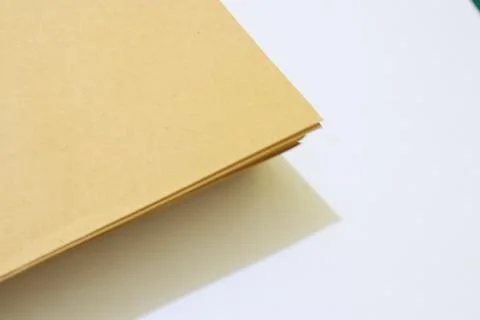 A stack of pristine craft paper awaits artistic expression, promising creat.. Stock Photos