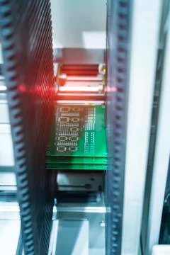 Stack of Produced Printed Circuit Boards Stock Photos