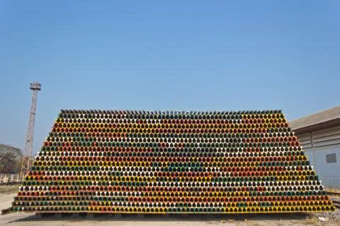 Stack of railway Stock Photos