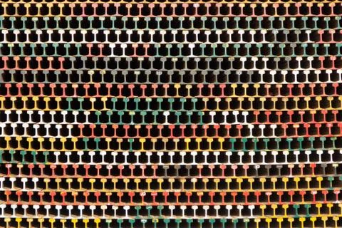 Stack of railway Stock Photos