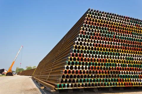 Stack of railway Stock Photos