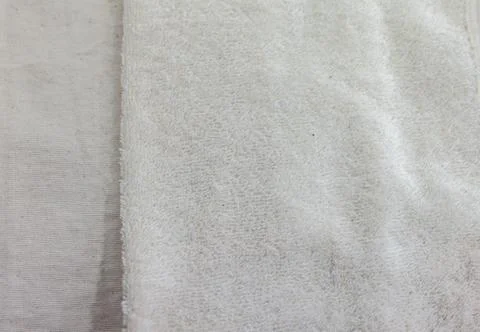 Stack of raw cotton in the factory Stock Photos