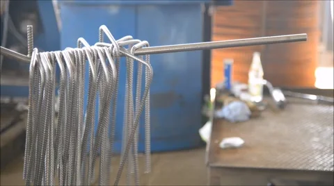 Stack of rebars 库存影片 47664781