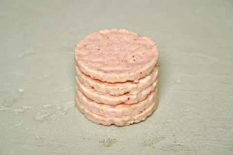 Stack of Rice Cakes with Glaze Stock Photos