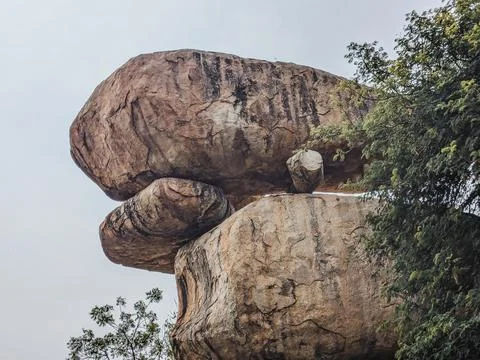 Stack of Rocks with Balanced Arrangement and Natural Texture Stock Photos