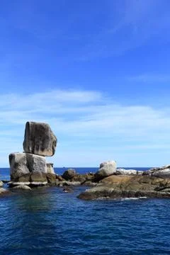 Stack rocky island Foto stock