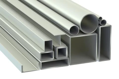 Stack of Rolled Metal Products Stock Illustration