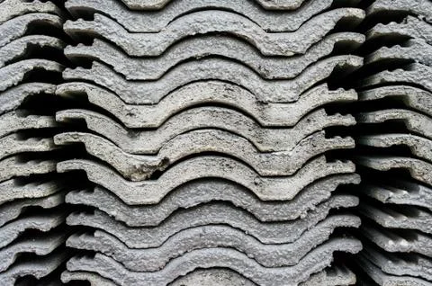 Stack of roofing tiles. texture. Stock Photos