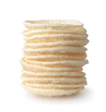 Stack of round puffed wheat flatbreads Stack of round puffed wheat flatbre... Stockfoto's
