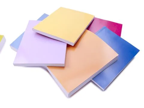 Stack of school books Stock Photos