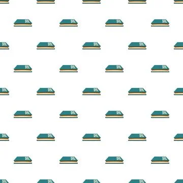 Stack of science books seamless pattern background Stockillustratie