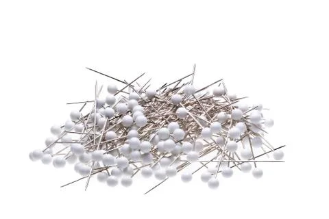 Stack of Sewing Pins Stock Photos