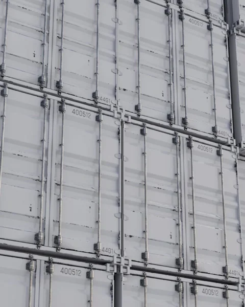 Stack of shipping containers 動画素材 328437647