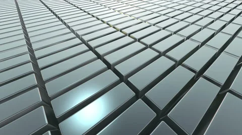 Stack of Silver Bars animation Stock Footage 45030190