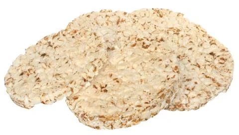 Stack slice of crispbread Stock Photos