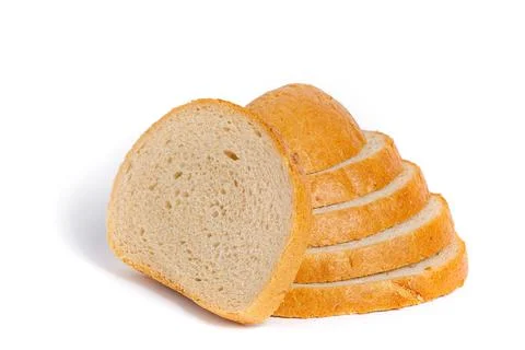 Stack of Sliced Bread Loaf 스톡 사진
