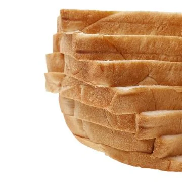 Stack of sliced bread Stock Photos