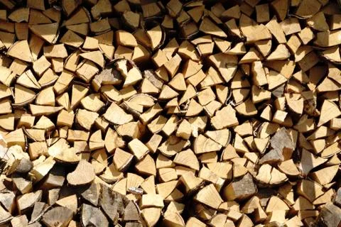 Stack split logs texture Stock Photos