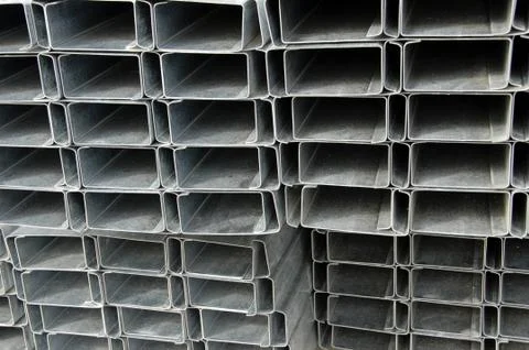 Stack of Steel Framing Stock Photos
