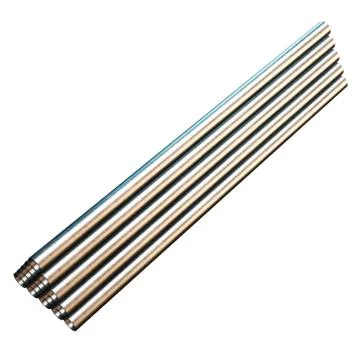Stack of steel pipes. Stock Illustration