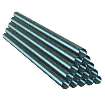 Stack of steel pipes. Stock Illustration