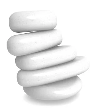 Stack of stone Illustrazione stock
