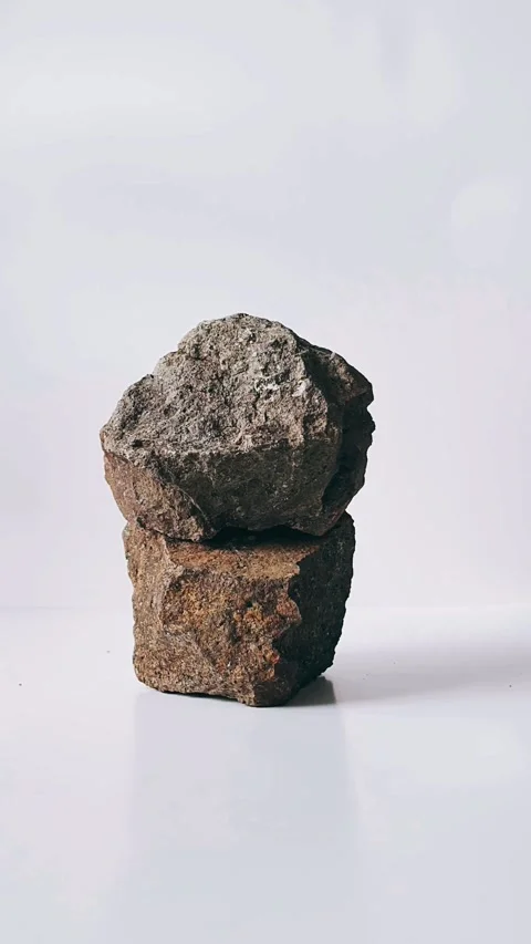 Stack of stones and flowers Stock Footage 272997671