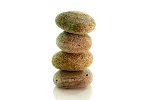 Stack stones in perfect balance Stock Photos