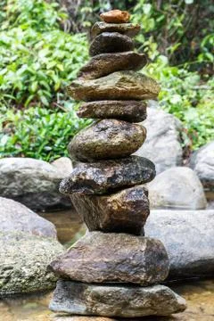 Stack of stones Stock Photos