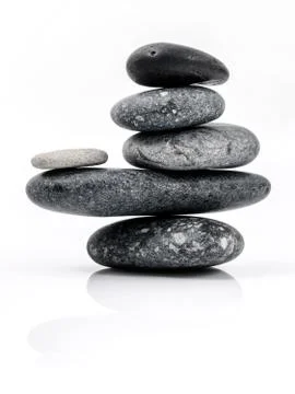 The stack of Stones spa treatment scene zen like concepts. The stack of Stone Stock Photos