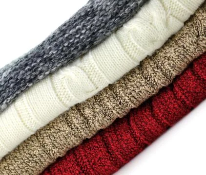 Stack of sweaters Stock Photos
