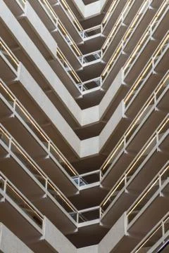 Stack of Tan Balconies Photos